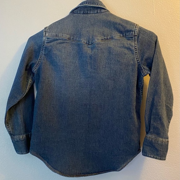 GAP Little Girl’s Denim Shirt/Jacket - Picture 2 of 5